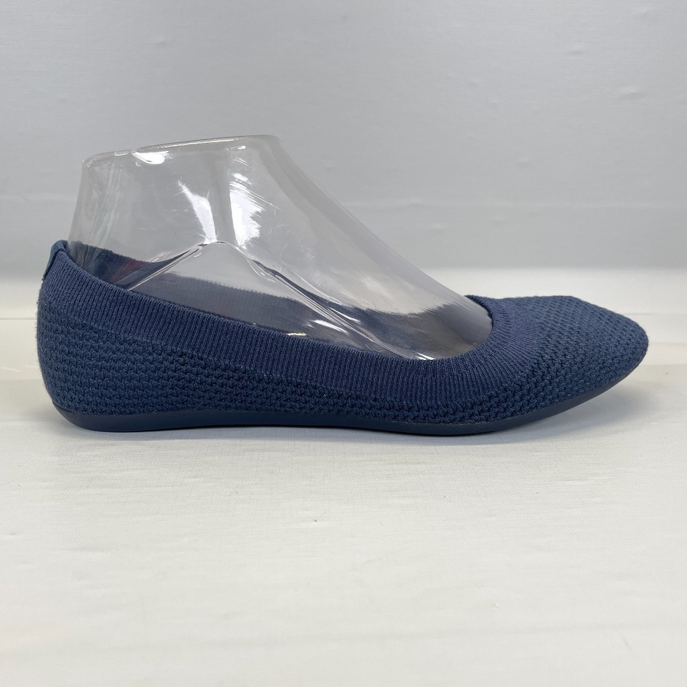 Allbirds Tree Breezers Ballet Flats Womens Size 6 Blue Knit Lightweight Shoes